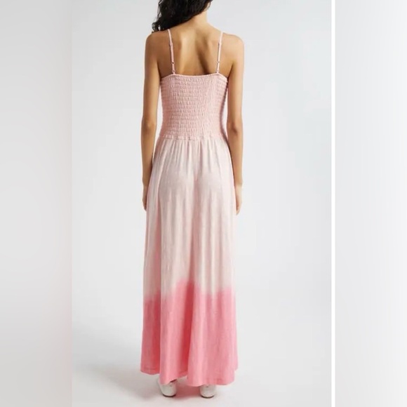 ATM Anthony Thomas Melillo Pink Ombre Maxi Dress. PTP 12-17”. Length 50” - Picture 3 of 5